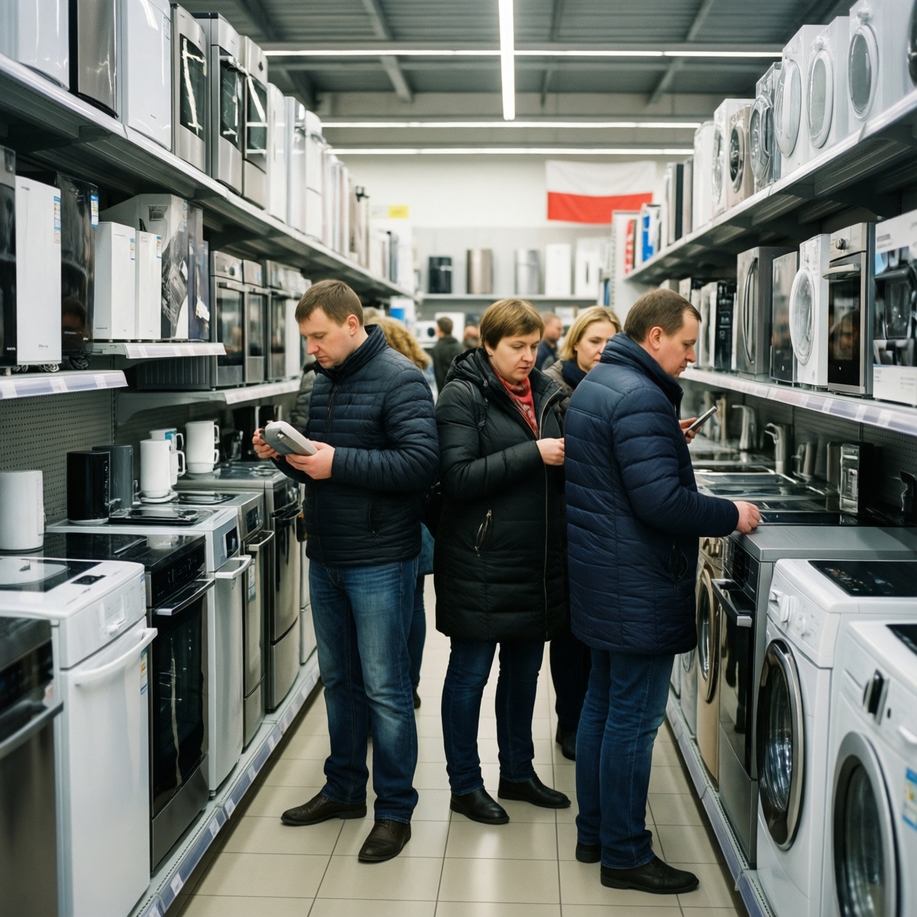 Россияне стали чаще посещать магазины электроники и товаров для дома Россияне стали чаще посещать магазины электроники и товаров для дома